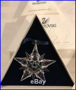 3 Swarovski Crystal Annual Christmas Ornaments 1998 2000 And 2001