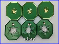 3X (snowflake) Crystal 2024 Edition Large Christmas Ornament 5661079 US Stock