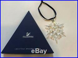 4 Annual Swarovski Crystal Christmas Ornaments-2005,2006,2007,2008