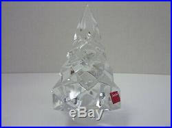 $420 Baccarat Crystal Noel Megeve Fir Christmas 5 Tree MINT IN BOX