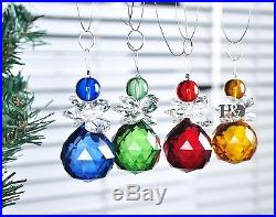 4pcs Multi-Color Crystal Ball Prisms Xmas Party Wedding Hanging Decorations