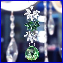 6pcs Crystal Ball Prisms Glass Chandelier Hanging Drops Wedding Xmas Ornaments