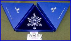 #7 SWAROVSKI Crystal CHRISTMAS ORNAMENT 2004 Snowflake STARS Original Boxes