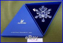 #7 SWAROVSKI Crystal CHRISTMAS ORNAMENT 2004 Snowflake STARS Original Boxes