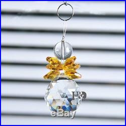 7pcs Crystal Ball Feng Shui Hanging Window Ornaments Xmas Wedding Decorations