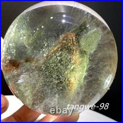 80mm Natural Green Ghost Phantom Crystal Quartz Sphere Quartz Crystal Decoration