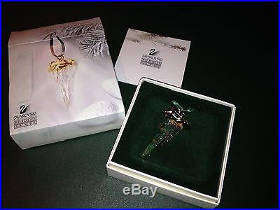 9 SWAROVSKI CRYSTAL CHRISTMAS MEMORIES ORNAMENT wreath gingerbread house icicles