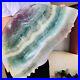 9LB Natural colorful rainbow fluorite sections Mineral specimens Ornament N393