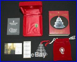 A+ RARE! 1999 WATERFORD Crystal 12 Days Christmas FIVE GOLDEN RINGS Ornament +++