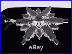 A Swarovski Crystal Yearly Edition 2006 Snowflake Christmas Tree OrnamentMint