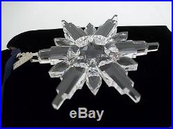 A Swarovski Crystal Yearly Edition 2006 Snowflake Christmas Tree OrnamentMint