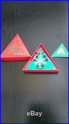 Austrian crystal Christmas ornament limited edition 1992