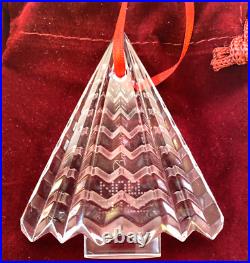 Authentic Baccarat Crystal Noel 2022 Annual Date Christmas Tree Ornament