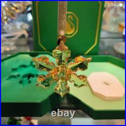 Authentic Swarovski 2022 Annual Edition Christmas Ornament Large Crystal 5634888