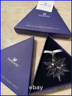 Authentic Swarovski Christmas Ornament Snowflake 2017 New In Original Box