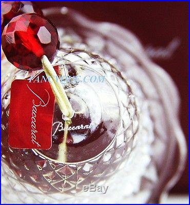 BACCARAT BELL CHRISTMAS ORNAMENT NOEL CRYSTAL SIGNED NEW BOXED & SEALED FRANCE