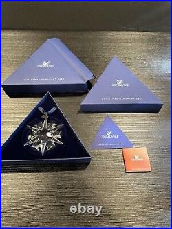 BRAND NEW IN BOX Swarovski Crystal Holiday Annual Christmas Ornament 2002 288802