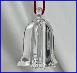 Baccarat Christmas Crystal Bell Ornament 88641