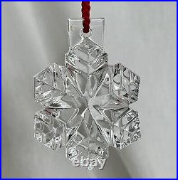 Baccarat Christmas Crystal Snowflake Ornament 88643