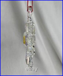 Baccarat Christmas Iridescent Crystal Snowflake Star Ornament 88651