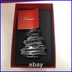 Baccarat Christmas Tree Crystal Ornament working from japan