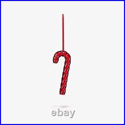 Baccarat Christmas ornament candy cane red 2815644 crystal Holiday 2023 gift