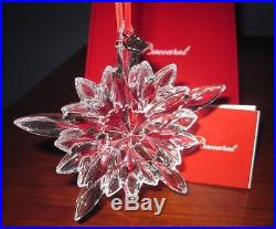 Baccarat Crystal 2013 Noel COURCHEVEL Christmas 4 Ornament New in Box 2804659