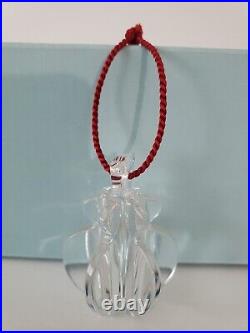 Baccarat Crystal Signed Christmas Ornament Vintage Made In FRANCE