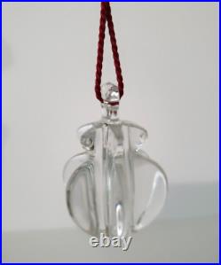Baccarat Crystal Signed Christmas Ornament Vintage Made In FRANCE