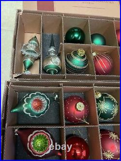 Balsam Hill Christmas Cheer Glass Ornament Set 29 Of 32 Pieces