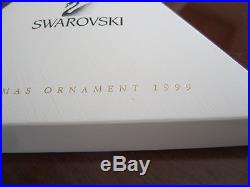 Beautiful SWAROVSKI Crystal Retired Christmas Ornament-1999-NIB