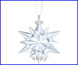 Bnib Swarovski Crystal Christmas Ornament Annual Edition Snowflake Star 2017