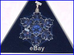 Boxed Limited Edition Swarovski Crystal Christmas Snowflake Star Ornament 1996