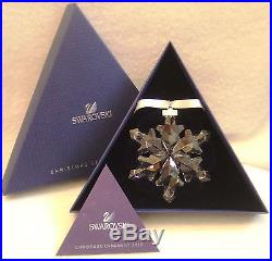 Brand New in Box Swarovski Crystal 2012 Christmas Snowflake- Rare Collectible