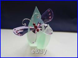 Brand new SWAROVSKI PARADISE ACARA VIOLET BUTTERFLY LILAC boxed, cert, stand