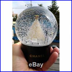 Chanel VIP Gift Mini Crystal Snow Globe Dome Christmas Gift Come with Box NEW