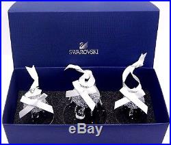 Christmas Bell Ornament Set, Annual Edition 2017 Swarovski Crystal #5268013