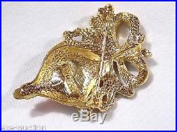 Christmas Ornament Crystal Pendant / Brooch Comes In Gift Box