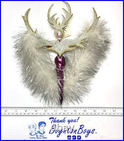 Christopher Radko Crystal Frost Christmas Italian Ornament 97-428-0 New Tags