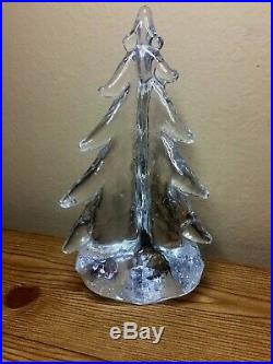 Crystal Christmas Tree by Simon Pearce 9.5'