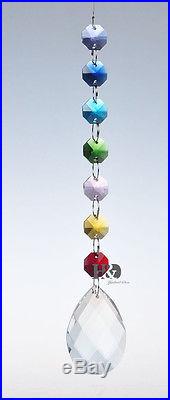 Crystal Hanging Ornaments Suncatcher Chandelier Prism Xmas Decor 50mm Wholesale