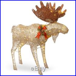 Crystal Reindeer Moose with Light for XMAS Indoor Outdoor Decoration Ornament