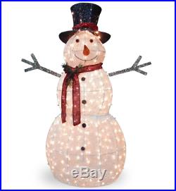 Crystal Snowman Christmas Indoor Outdoor Decoration Yard 300 Lights Holiday Home