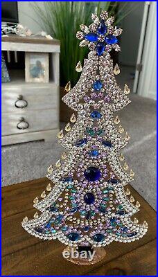 Czech vintage crystal/rhinestone Christmas tree