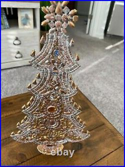 Czech vintage crystal/rhinestone Christmas tree