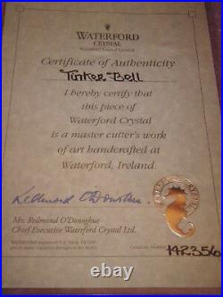 Disney 1997 Disneyana Convention Ltd Ed Waterford Crystal Tinkerbell
