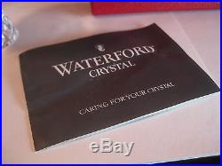 EUC IOB Waterford Crystal 10.5 Ornament Ball Christmas Tree Topper Spire Signed