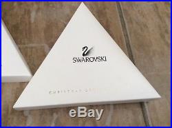 EXCELLENT Swarovski Crystal 1999 SNOWFLAKE Annual Christmas Ornament Box & COA
