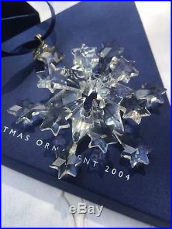 Estate 2004 SWAROVSKI Crystal Christmas Ornament LE Both Boxes & Papers