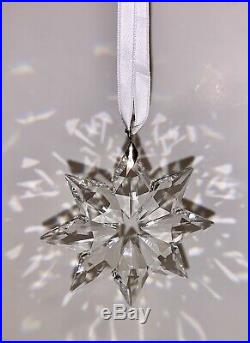 Exquisite 2013 Annual Swarovski Crystal Snowflake Christmas Ornament In Box